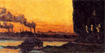 Soleil couchant à Ivry - 1873 Musée d'Orsay